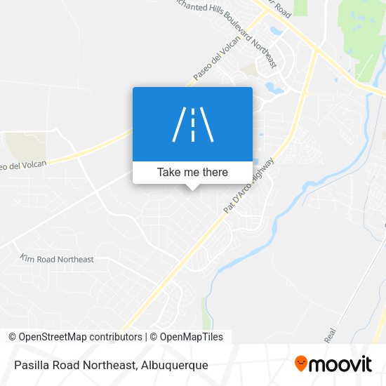 Pasilla Road Northeast map