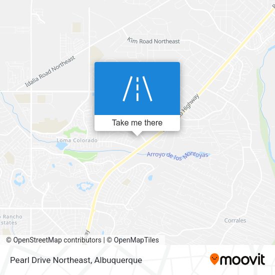 Mapa de Pearl Drive Northeast