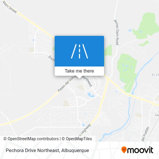 Pechora Drive Northeast map