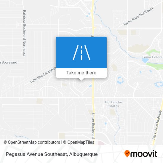 Mapa de Pegasus Avenue Southeast