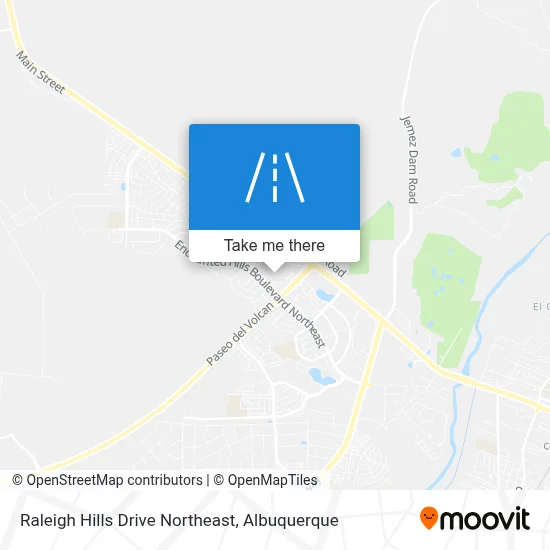 Raleigh Hills Drive Northeast map