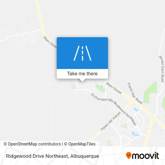 Mapa de Ridgewood Drive Northeast