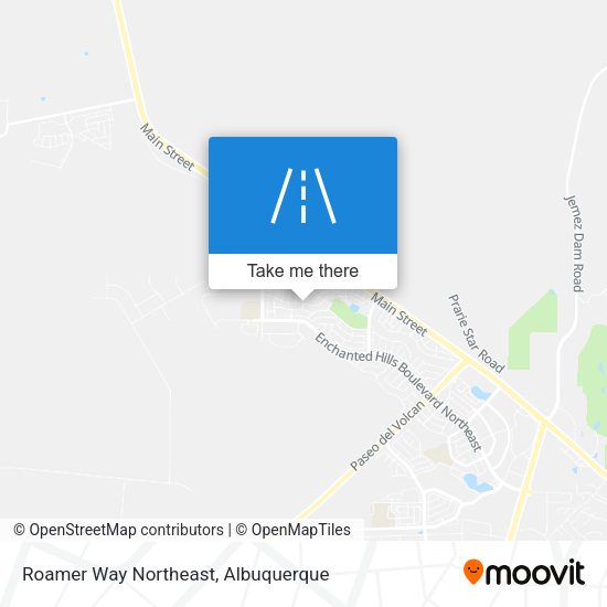 Roamer Way Northeast map