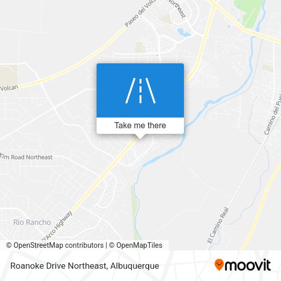Roanoke Drive Northeast map