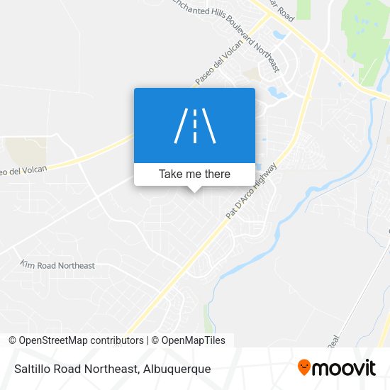 Mapa de Saltillo Road Northeast