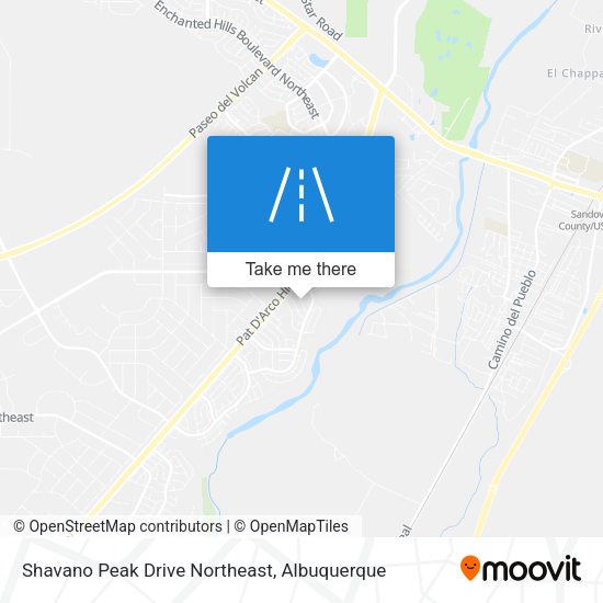 Mapa de Shavano Peak Drive Northeast