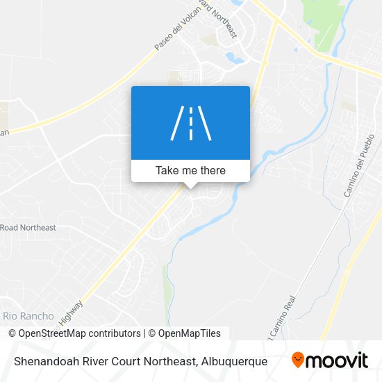Mapa de Shenandoah River Court Northeast