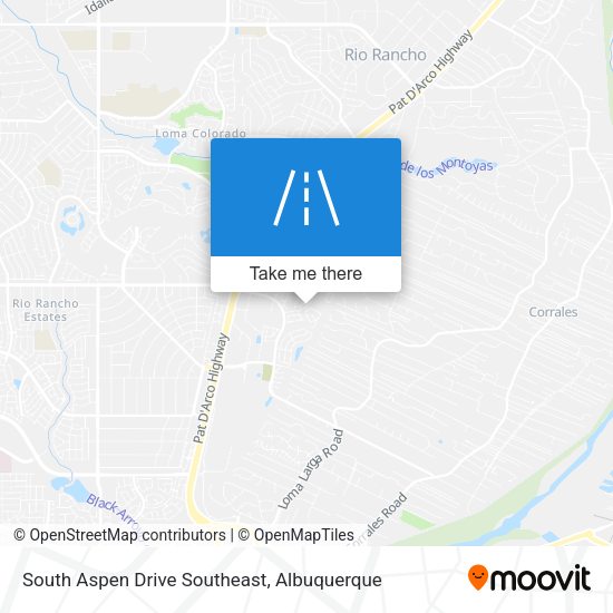 South Aspen Drive Southeast map