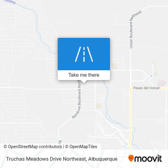 Mapa de Truchas Meadows Drive Northeast