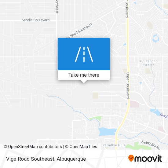 Viga Road Southeast map