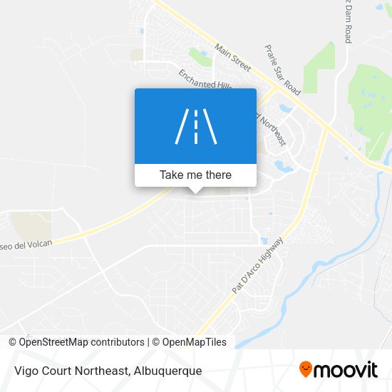 Vigo Court Northeast map