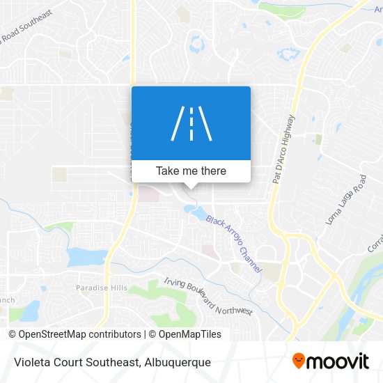 Mapa de Violeta Court Southeast