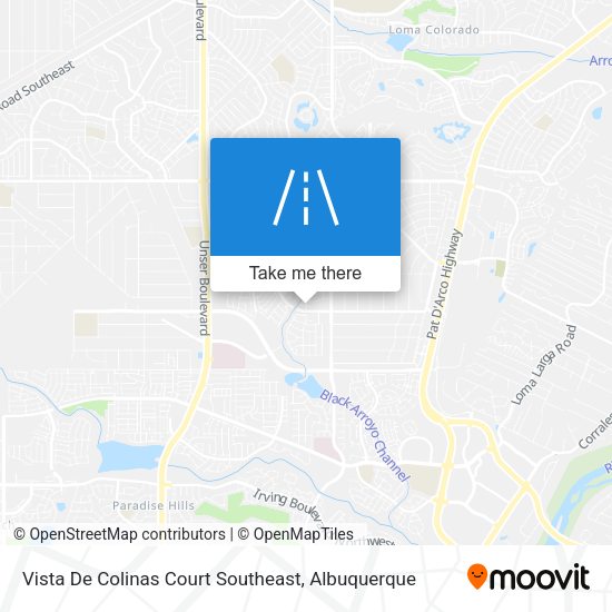 Mapa de Vista De Colinas Court Southeast
