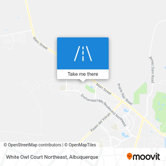 White Owl Court Northeast map
