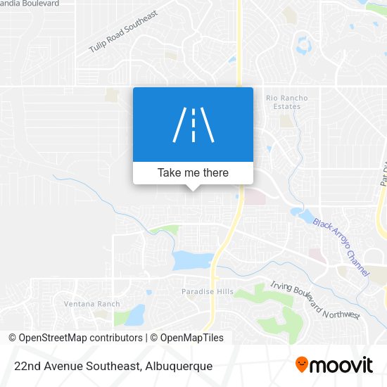 22nd Avenue Southeast map