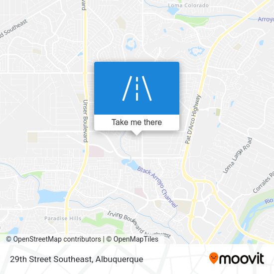 29th Street Southeast map