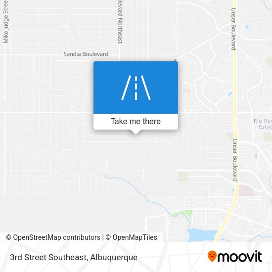 Mapa de 3rd Street Southeast