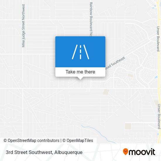 Mapa de 3rd Street Southwest