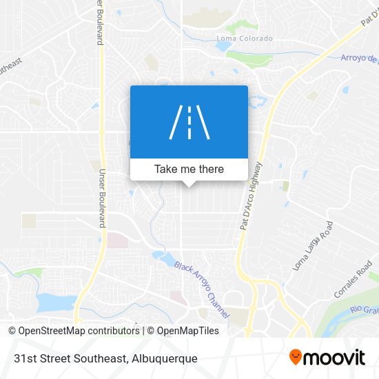 Mapa de 31st Street Southeast