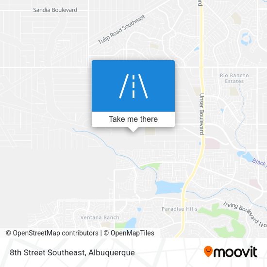 8th Street Southeast map