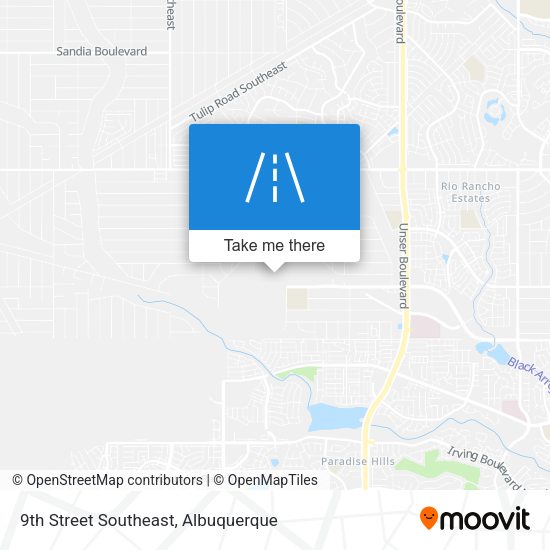 9th Street Southeast map