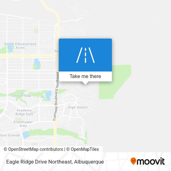Eagle Ridge Drive Northeast map