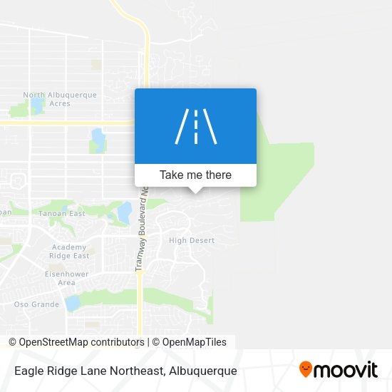 Eagle Ridge Lane Northeast map