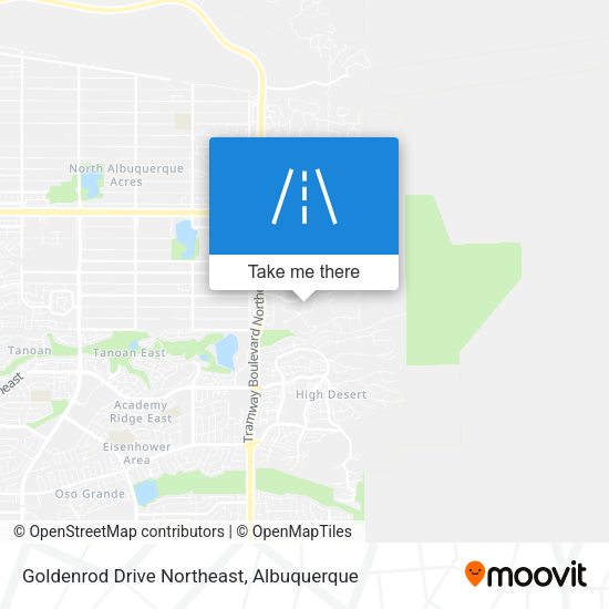 Mapa de Goldenrod Drive Northeast