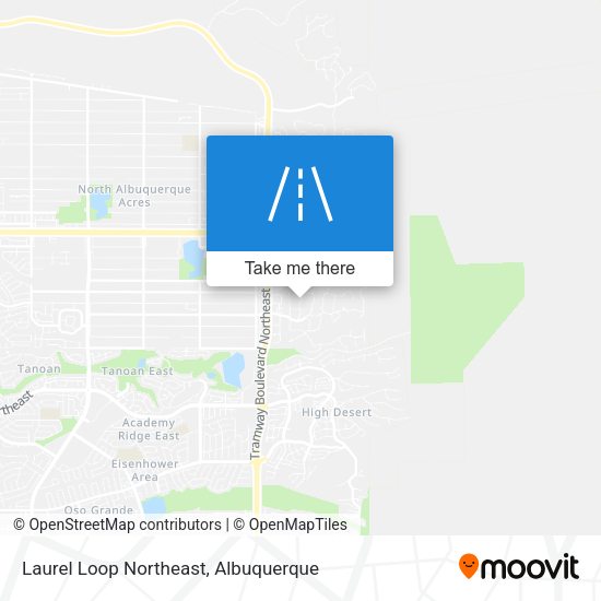 Mapa de Laurel Loop Northeast