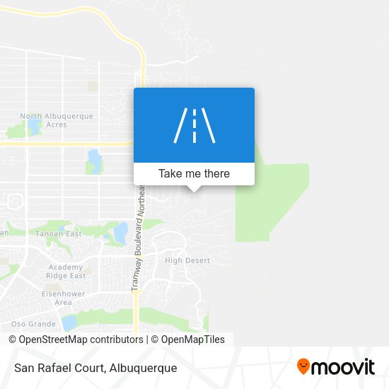 San Rafael Court map