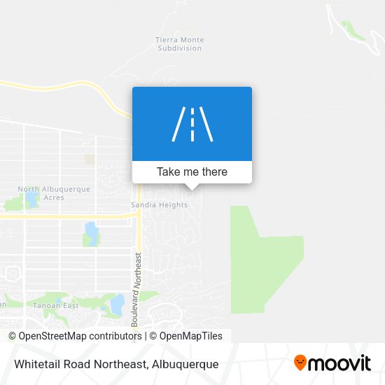 Mapa de Whitetail Road Northeast