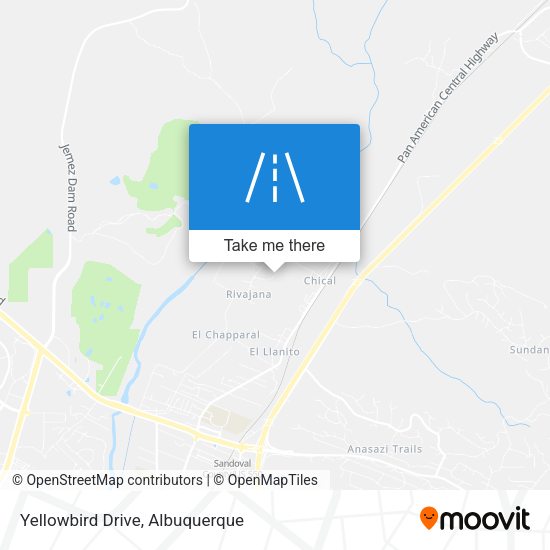 Yellowbird Drive map