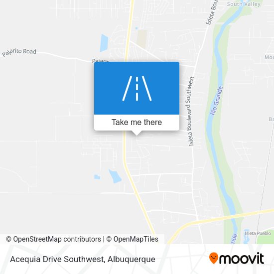 Mapa de Acequia Drive Southwest