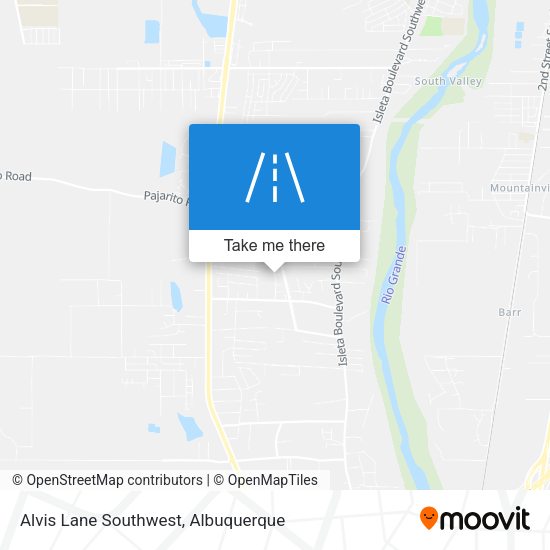 Mapa de Alvis Lane Southwest
