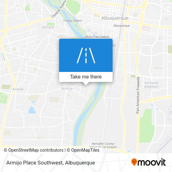 Armijo Place Southwest map