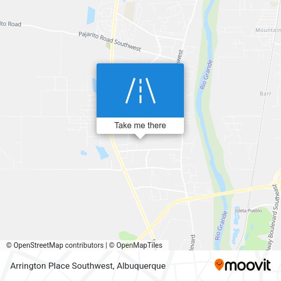 Arrington Place Southwest map
