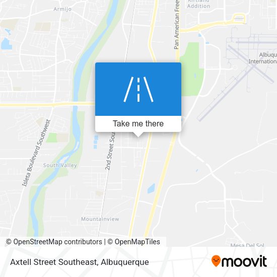 Axtell Street Southeast map