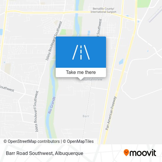 Barr Road Southwest map