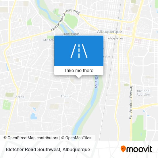 Mapa de Bletcher Road Southwest