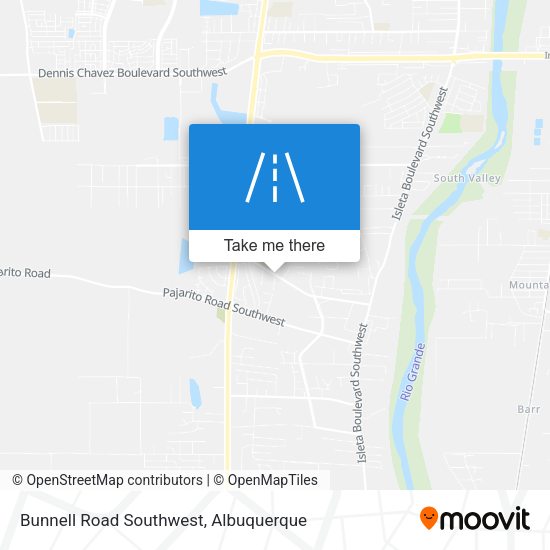 Bunnell Road Southwest map