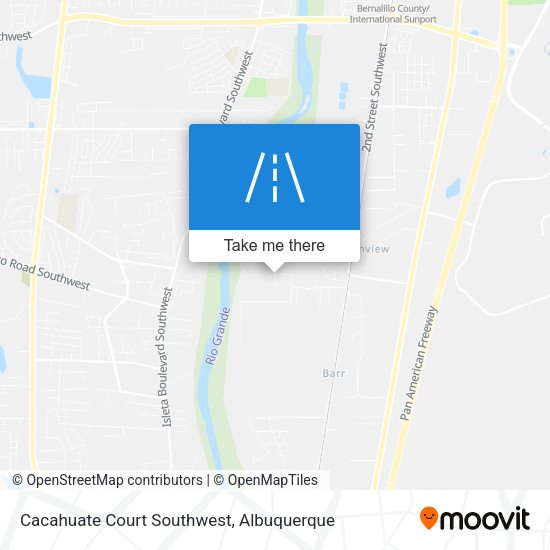 Cacahuate Court Southwest map