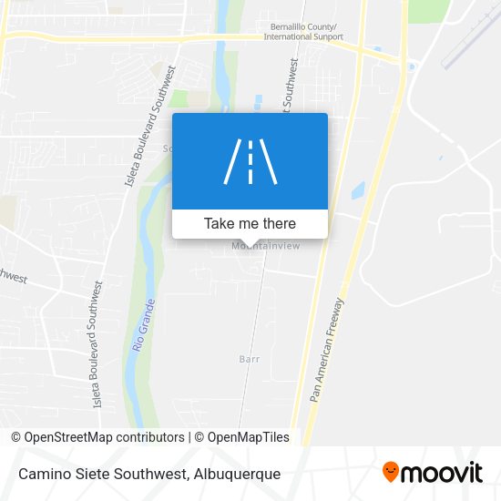 Mapa de Camino Siete Southwest