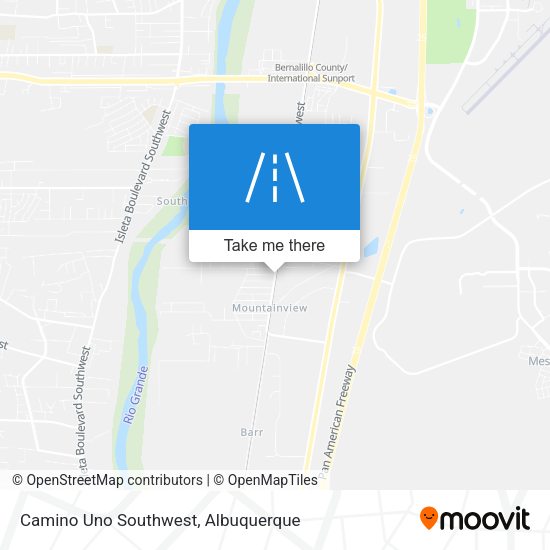 Mapa de Camino Uno Southwest