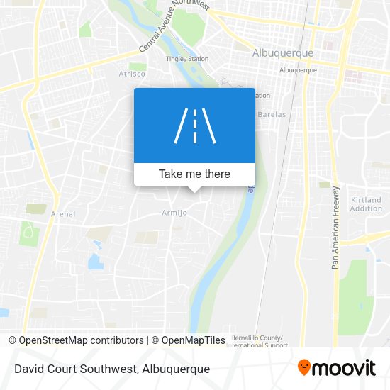 Mapa de David Court Southwest