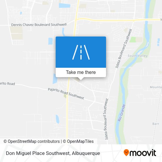Don Miguel Place Southwest map