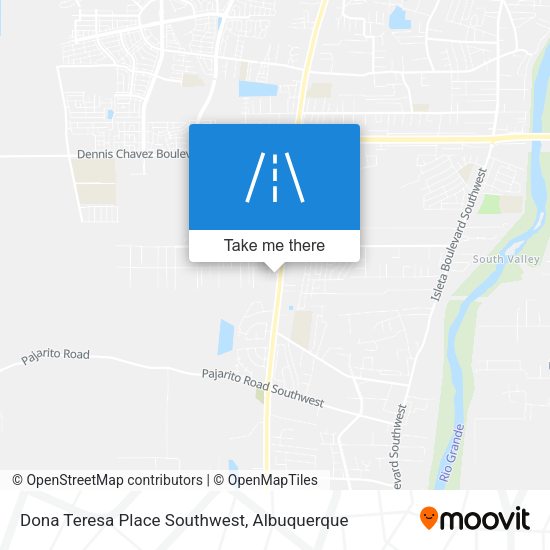 Dona Teresa Place Southwest map
