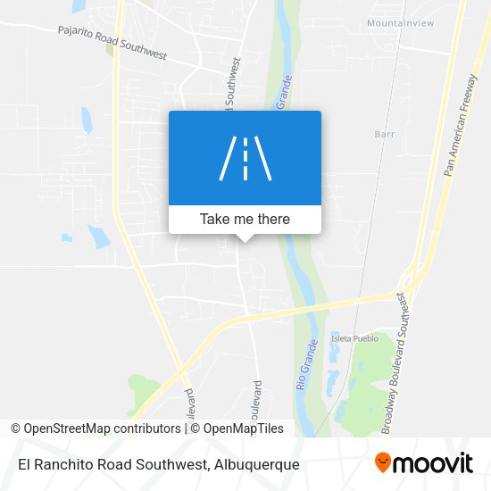 Mapa de El Ranchito Road Southwest