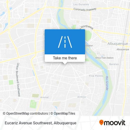 Mapa de Eucariz Avenue Southwest