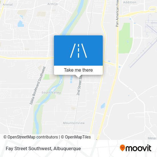 Mapa de Fay Street Southwest