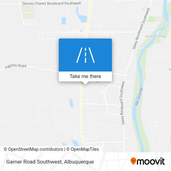 Garner Road Southwest map